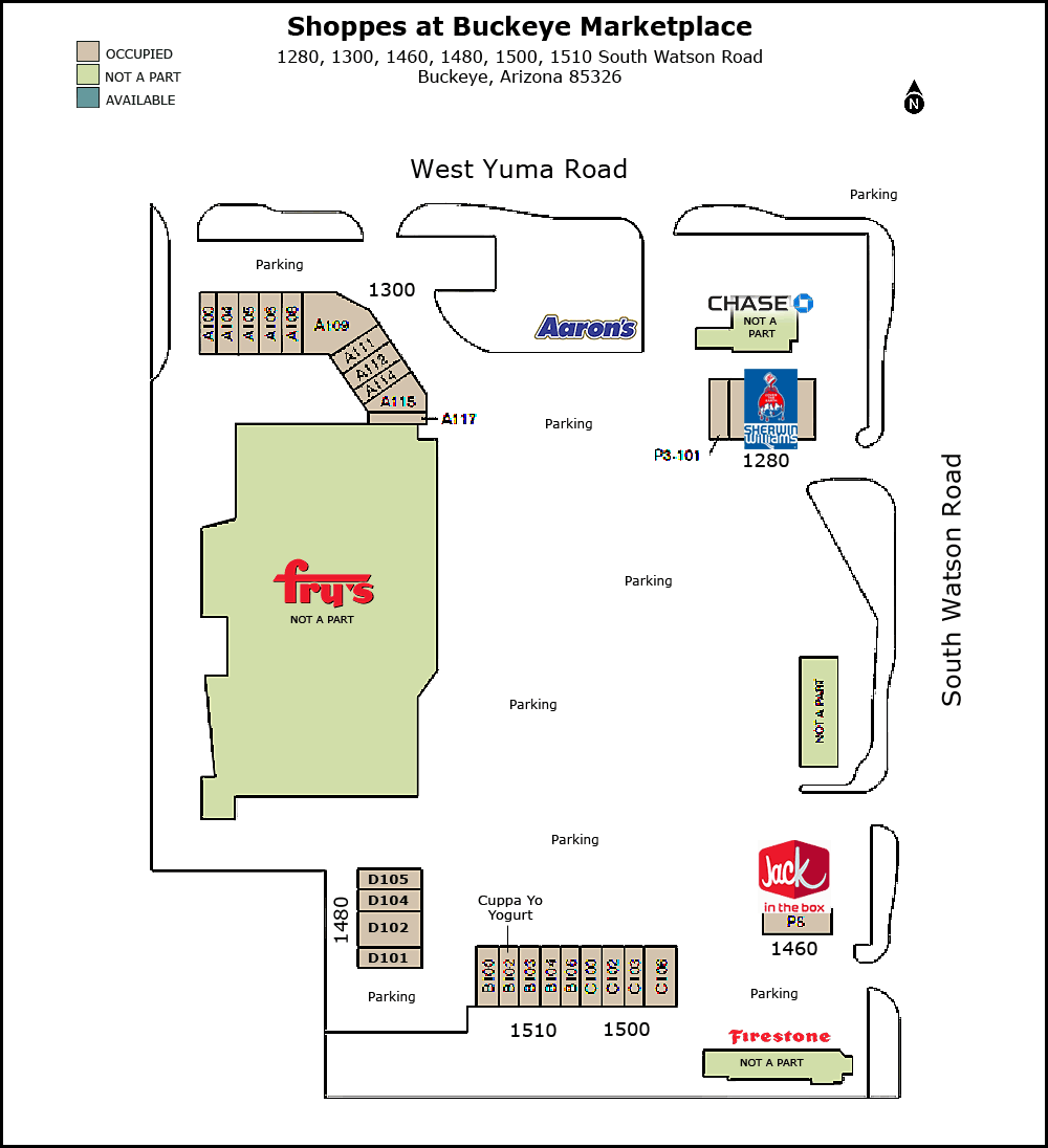 Buckeye Marketplace Map