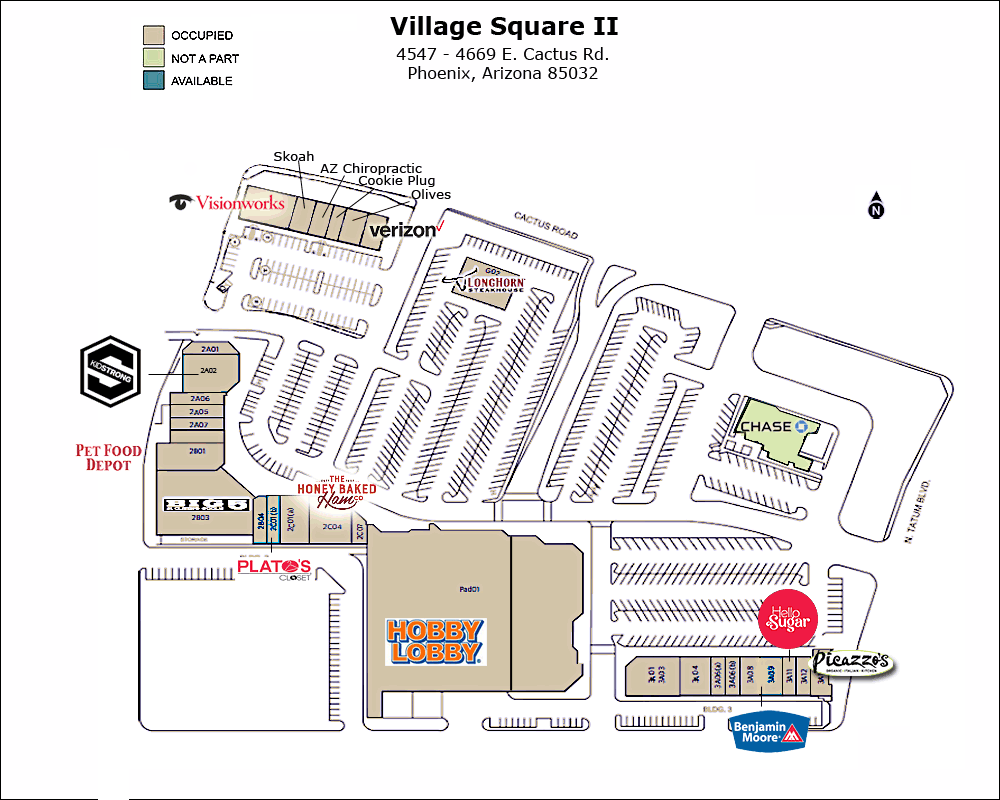 Village Square II Map