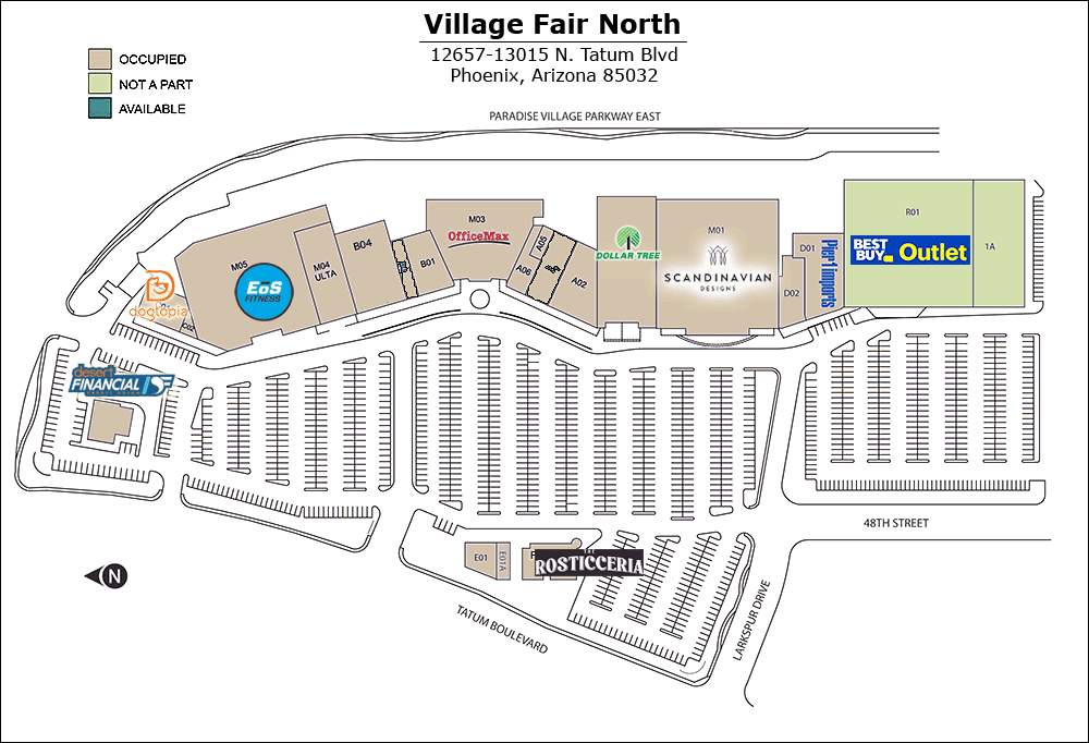 Village Fair North Map